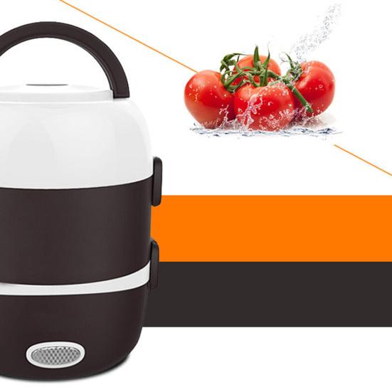 44960 Layer Cooker Heating Portable Electric Rice Lunch Box Steamer Food Container