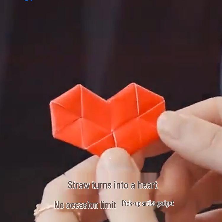 Сердечко из соломинки своими руками: Магический трюк для флирта для начинающих Includes Tutorial