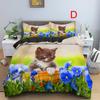Home Bedding Set Bedroom Pet Cat Bedding Down Duvet Cover Single/double Bedding Set AU Large Bedding