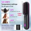 Portable Wireless Hair Straightener USB Rechargeable Fast Heating 3-Speed Temperature Control And Anti-Scalding