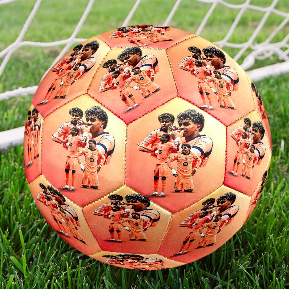 Football Players Celebration  Soccer Ball Size 5 Football Machine Sewn Outdoor Universal Football Perfect Gift for Sports Enthusiasts