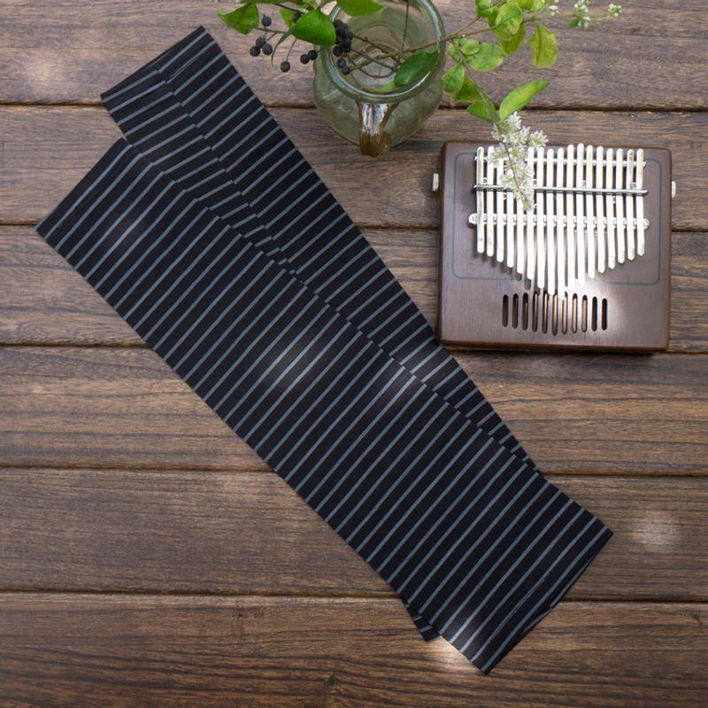 

Long Driving Men s Outdoor Viscose Fiber Sun-Protection Oversleeves Stripes Black All yards