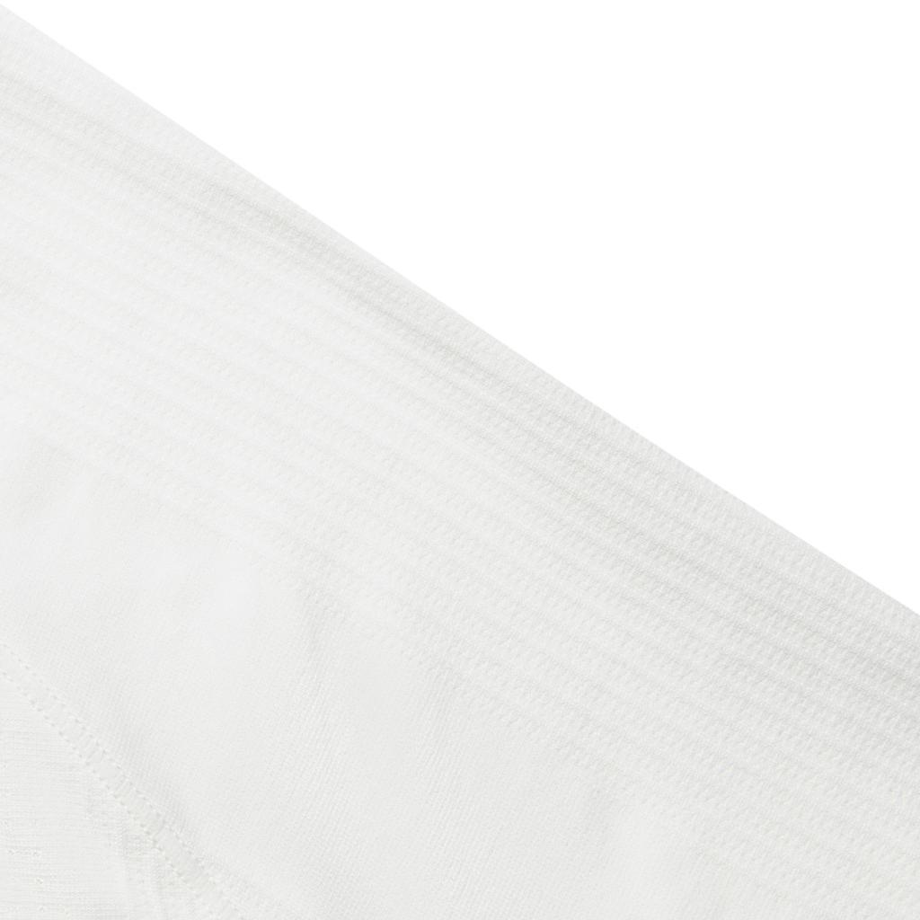 Li-Ning Fitness Series Round Neck Knitted Solid Color Short Sleeve T-Shirt Women Tops Off-White ATSV130-1