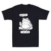 Houd Vol Het Wordt Erger Existentiële Angst Kikker Grappige Meme Citaat Heren T-shirt
