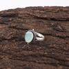 Aqua Chalcedony Handmade Ring Gorgeous Gemstone Jewelry, 925 Solid Sterling Silver Ring Unique Design Jewelry, For Women