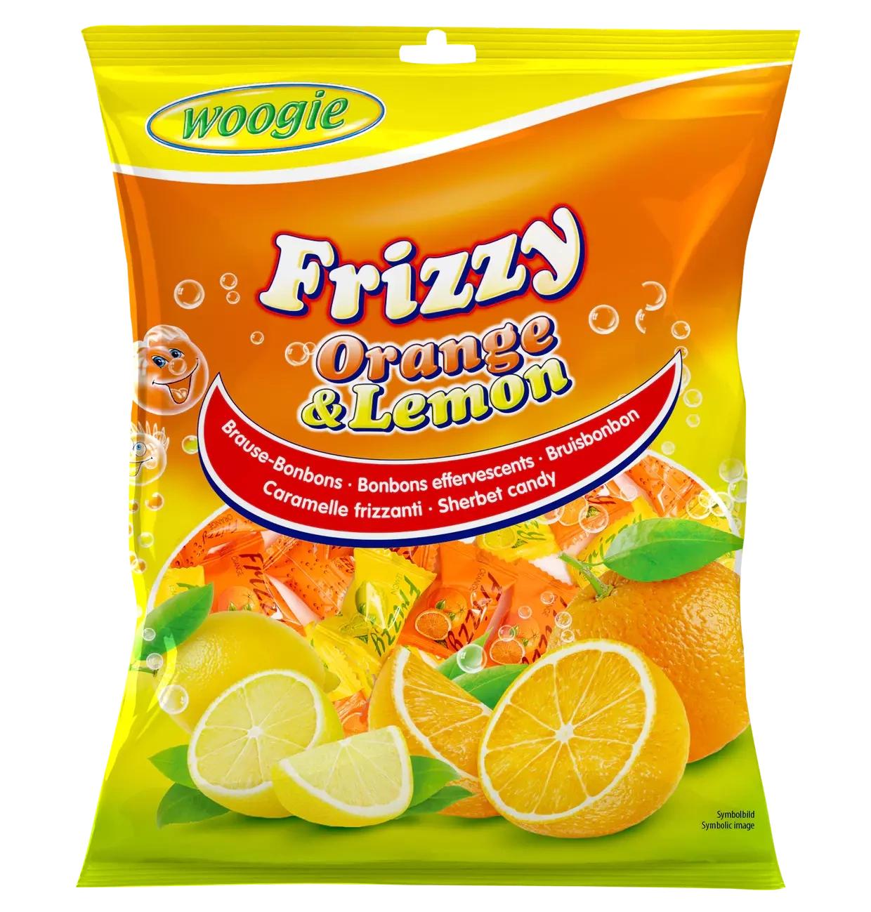 Woogie Frizzy Orange & Zitrone Brausbonbons 170 g