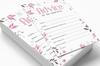Inkdotpot Bridal Shower Games Advice For The Bride Set Of 50A  FloralA  Mad Libs Game