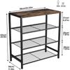 4-Tier Shoe Rack Organizer, Shoe Tower for Closet, Shoe Storage Shelf with MDF Top Board, Each Tier Fits 3 Pairs of Shoes