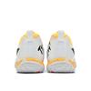 Li Ning Saga 2 Lite Rubber Cushioning, Wear Resistant Low Top Badminton Shoes Unisex White Yellow AYTT003-3
