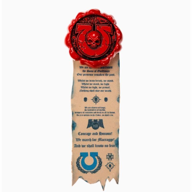 Starforged Genuine Warhammer 40K Game Peripheral Badge Space Marines Purity Seal Set 2 Brooch Boys Gifts Collection Accessories