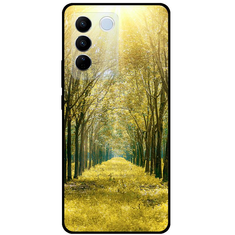 For Vivo V27E V2237 V27 Pro V2230 V 27 Case TPU Soft Silicone Marble Cat Shockproof Cases For Vivo V27 5G V27Pro Bag Funda Cover