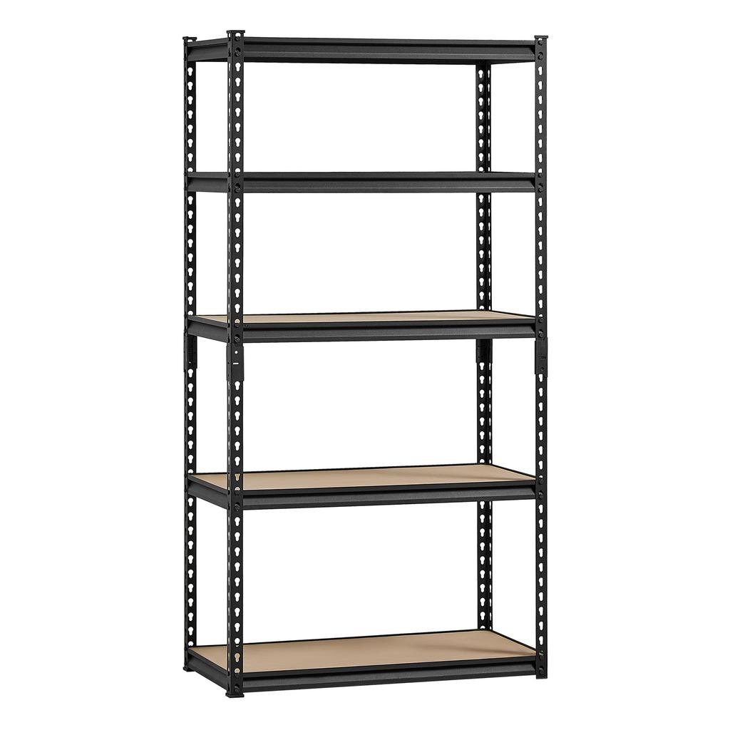 VEVOR 5 Tier Metal Garage Shelf Units 400lbs Per Shelf with Height Adjustable Storage Shelving for Warehouse Workshop Office