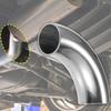 Stainless Steel Bend Tube Universal Fit 90 Degree Exhaust Elbow Exhaust Pipe Polished Ss304 Elbow Pipe For Automotive Vehicle