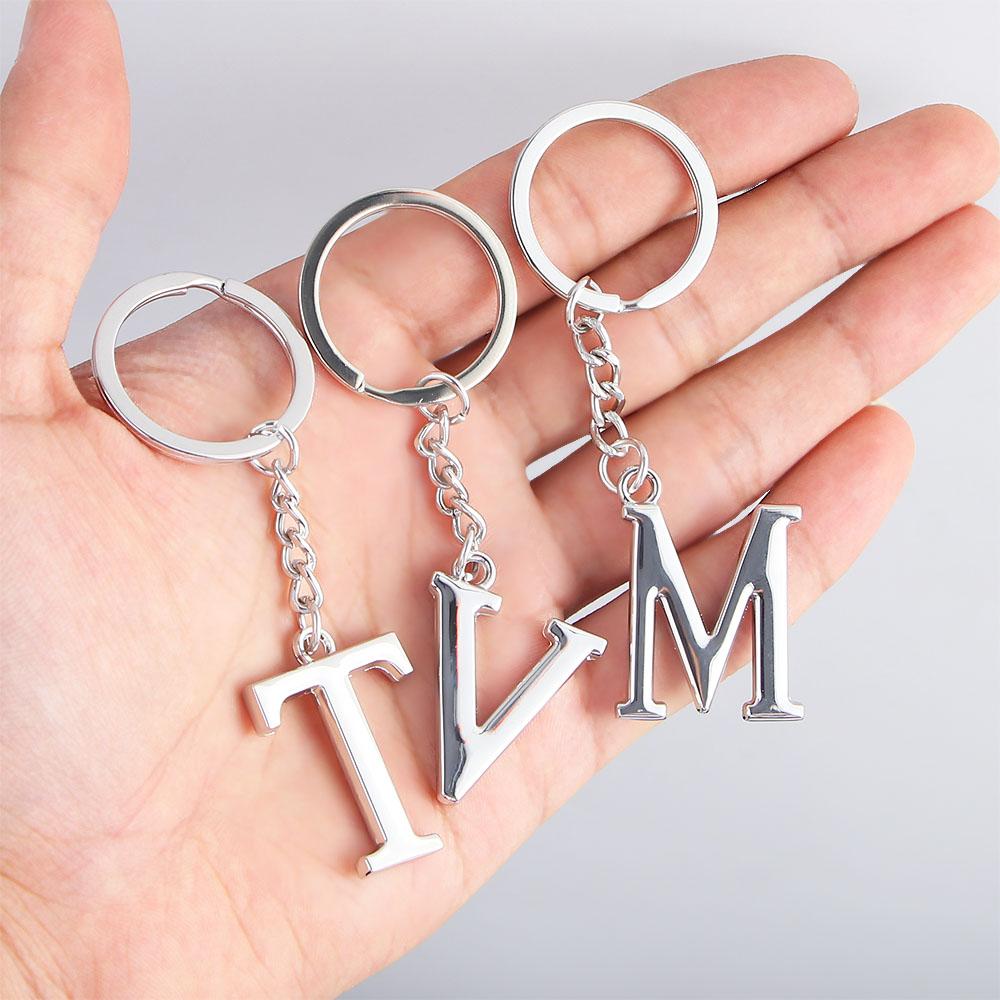 Handbag Crafts Bag Ornaments Alphabet Keychain 26 Letter Keyring Letter Key Chains Car Key Rings
