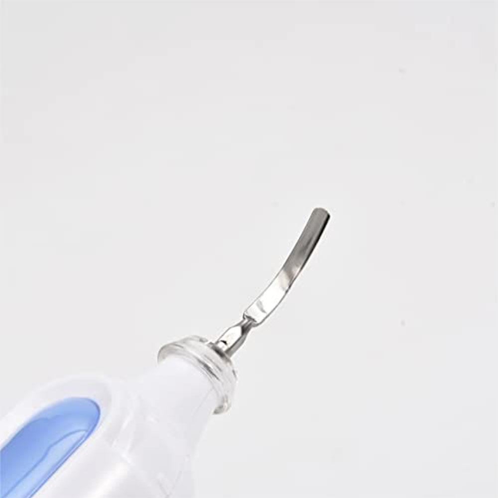 Beauty Device with Facial Skin Scrubber - Blackhead Remover Pore Cleaner Comedones Extractor for Facial Deep Cleansing (Blue)