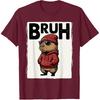 Cool Bruh Capybara Men Women Kids Teens Funny Capybara T-Shirt