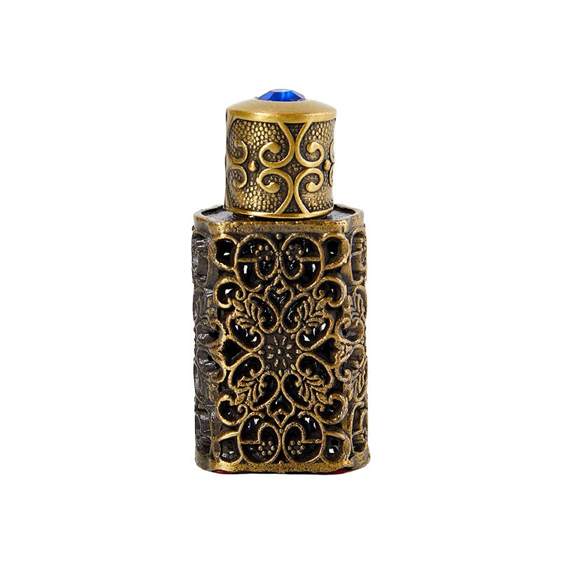 Luxury 3ml Mini Antiqued Perfume Refillable Bottle Arab Style Essential Oils Atomizer Perfume Spray Bottle