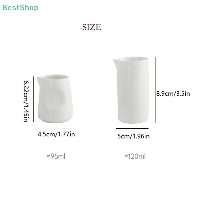 Copos de Bico Fino Cerâmica Branca Jarro de Leite Xícara para Leite de Café Jarro de Leite Panela Copo para Molho Cafeware Pote para Leite Potes para Tempero