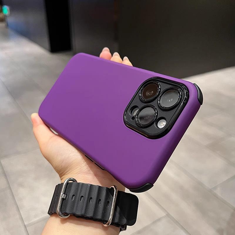 Applicable To Apple 15 Mobile Phone Case Gradient Four Corner Anti Fall IPhone14promax Two In One 13 Full Inclusive Protection Case