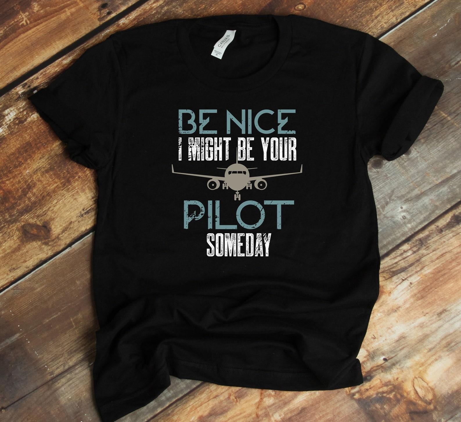 Future Pilot T-Shirt - Pilot Shirt - Airplane Shirt - Aviation Shirt - Gift For Pilot - Pilot In Progress - Funny Pilot Shirt - Female Pilot S