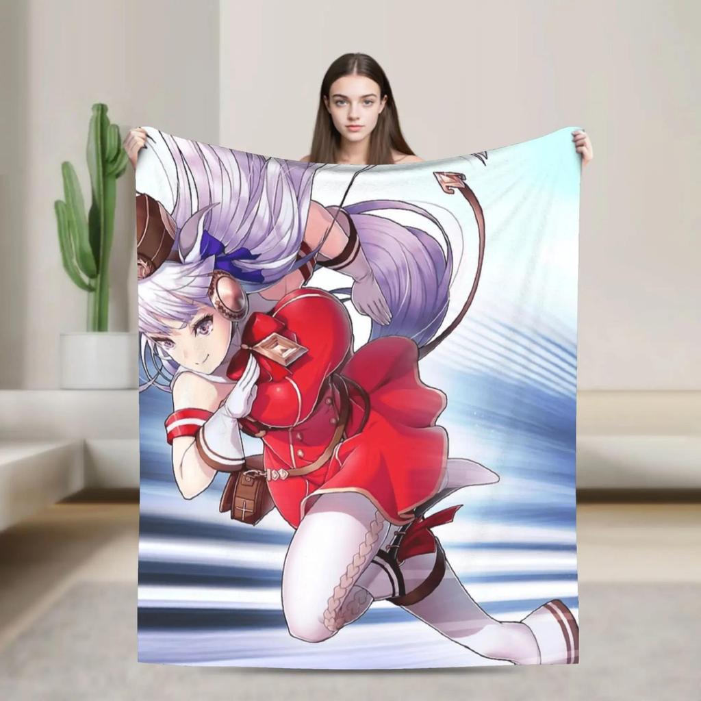 Eishin Flash Uma Musume Pretty Derby Waifu Festive Spotlight Beauty Warm Flannel Throw Blanket for Girls Plush Bedspread Cozy Bl
