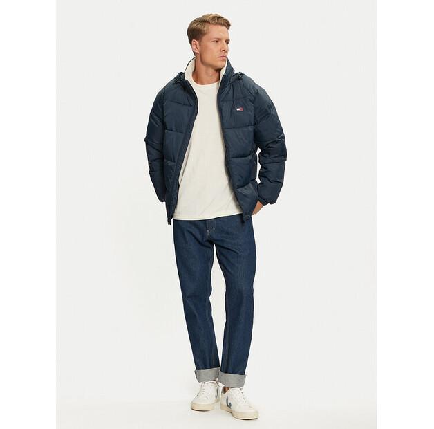 Down Jacket Tommy Jeans DM0DM20003 Blue Relaxed Fit