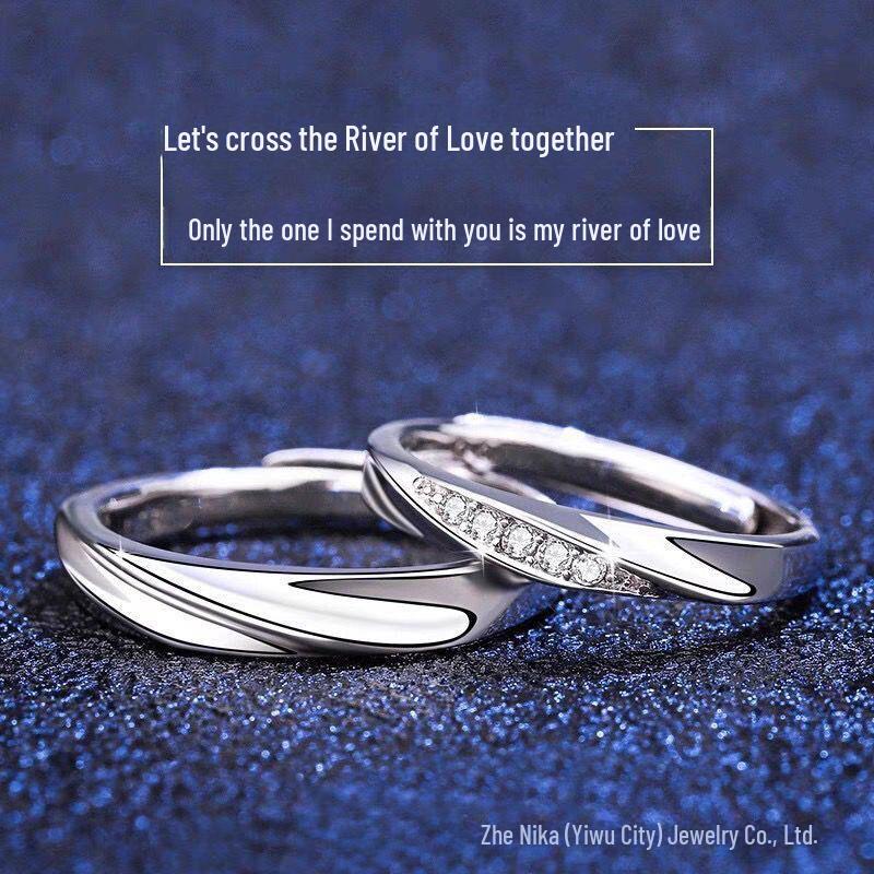 Moissanite Diamond Ring - 1 Carat, Six Claw, Cross-border Douyin Kuaishou Xiaohongshu Live Broadcast, Women's Wedding Ring.