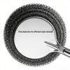 Stainless Steel Pot Brush - Non-Scratch, Long Handle Cleaning Brush with Steel Wool Ball