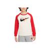 Nike Dragon Dance New Year Series T-Shirt FW23 Chinese New Year Color Block Logo Casual Long Sleeve Baby tops Sail HF7077-133
