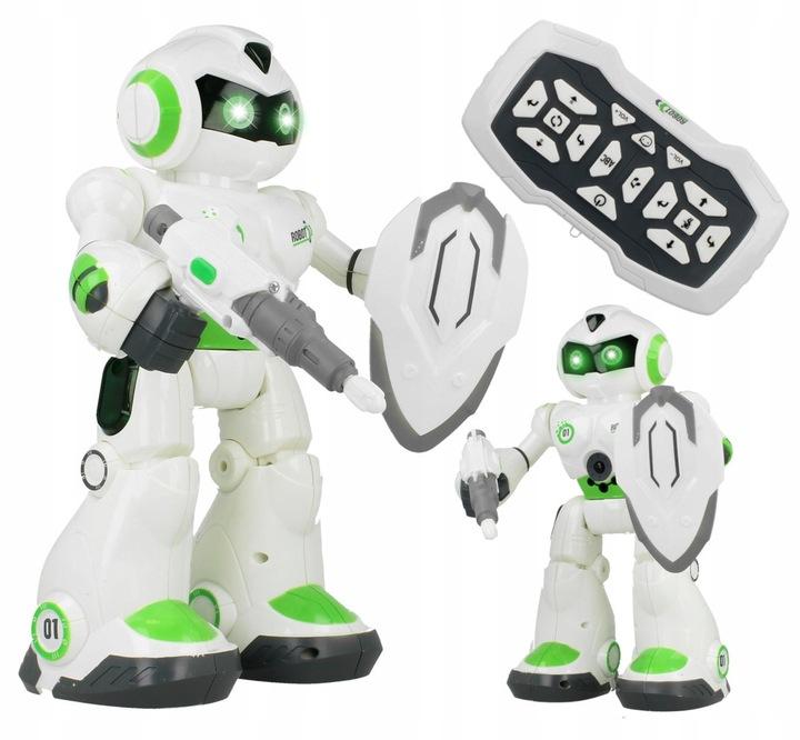 Robot Zdalnie Sterowany Gestem Dłoni + Pilot Muzyka Światło Tańczy Strzela