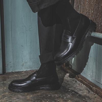 [BSQT BY CLASSY] W1501 Venezia Penny Loafer Monoblack [Street] [Wysyłka z Korei] 100% Autentyczny