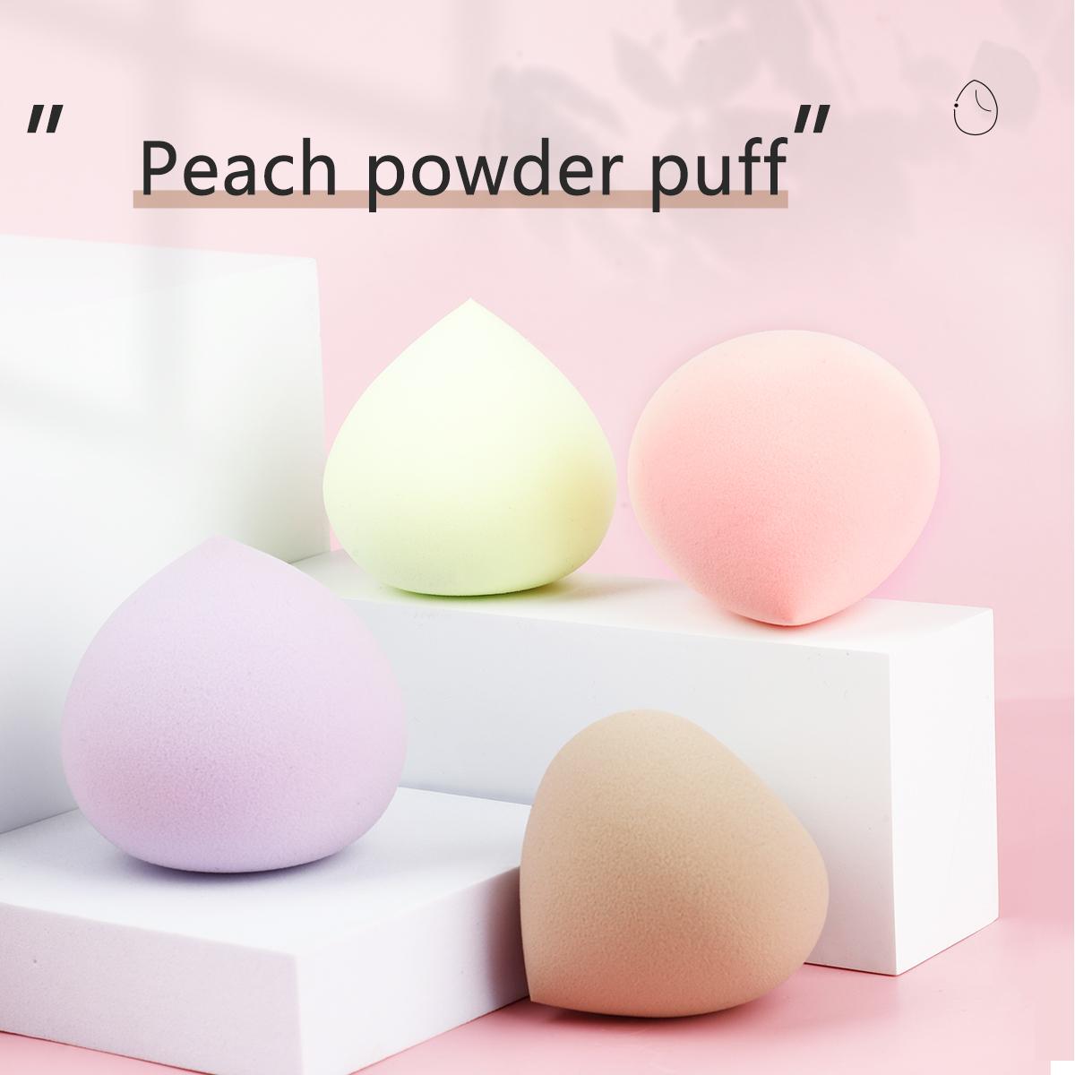 

1 шт. новая губка для макияжа персиковая супер мягкая пудра гигантская мягкая вторая пудра для сухого и влажного макияжа с упаковкой