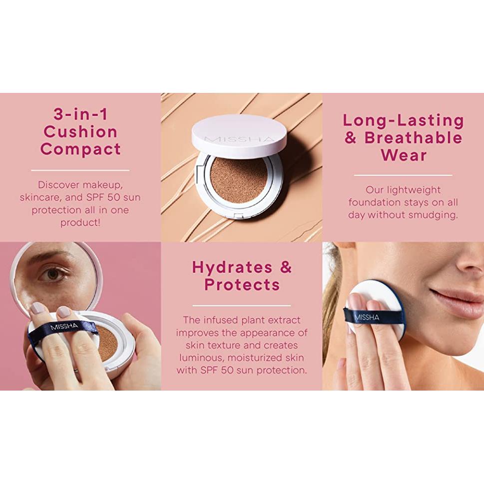 MISSHA Magic Cushion Cover Lasting Foundation SPF50+PA+++ 15g / 0.52 Oz