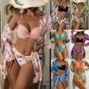 2025 Women's European & American Printed Bikini Swimsuit Beach Set