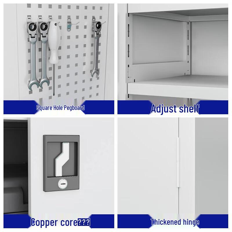 Heavy-Duty Metal Tool Storage Cabinet
