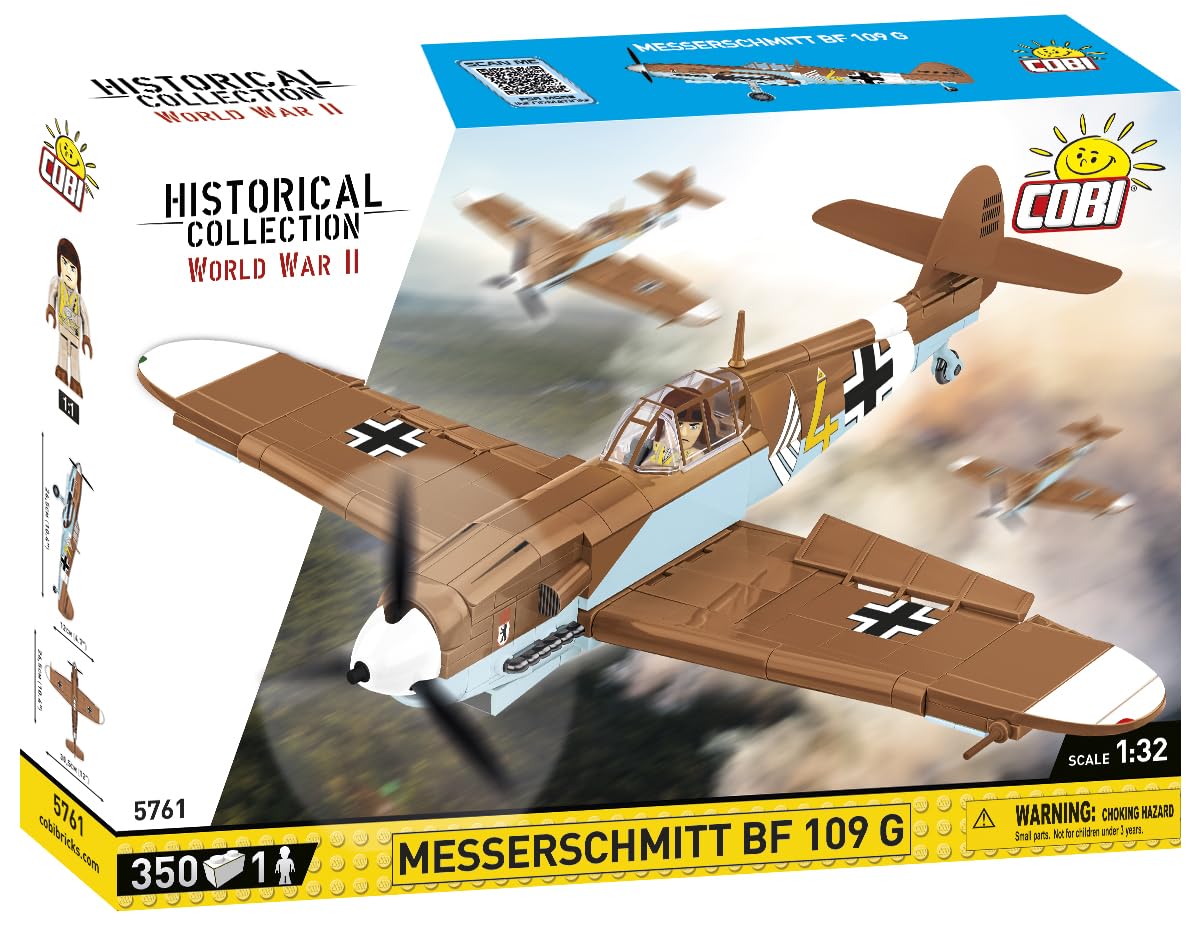 COBI Historical Collection WWII Messerschmitt BF 109 G Airplane