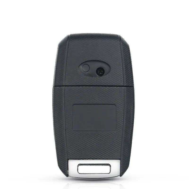 KEYYOU 10Pcs Car Remote Key Shell Case 2/3/4 Buttons For KIA K3 K2 K5 Rio Sorento Carens Cerato Forte TOY40/HYN14 Blade Housing