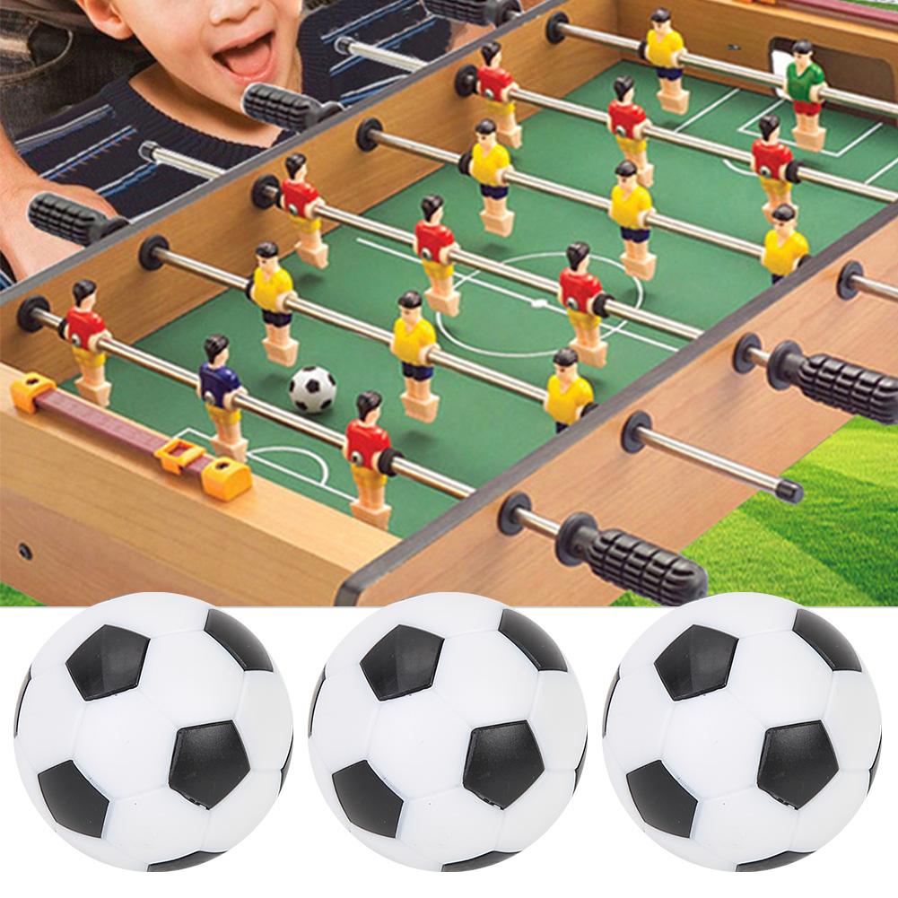 Table Soccer Foot s Replacement Plastic Black and White Soccer (4Pcs)