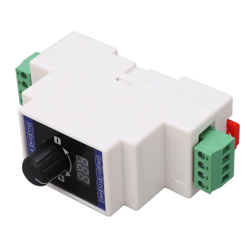 RS485 Current Signal Generator 24V Power Digital Display Current Analog Generator Rail Installation 4-20mA DC Current Simulator