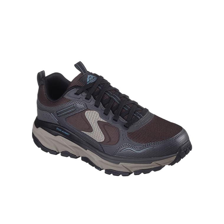 Skechers Outdoor Comfortable Versatile Fashion Simple Low-Top Hiking Shoes Men shoes Brown 237415-BRMT