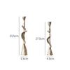 Resin Candlestick Irregularly Twisted and Aged Silver Candle Holder Creative Art Candlestick Wedding Centerpieces Decorations