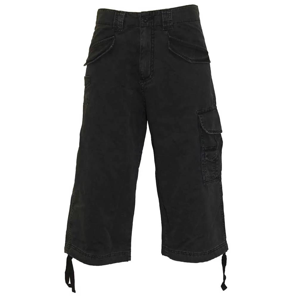 Spiral Direct Mens Vintage 3/4 Length Cargo Shorts