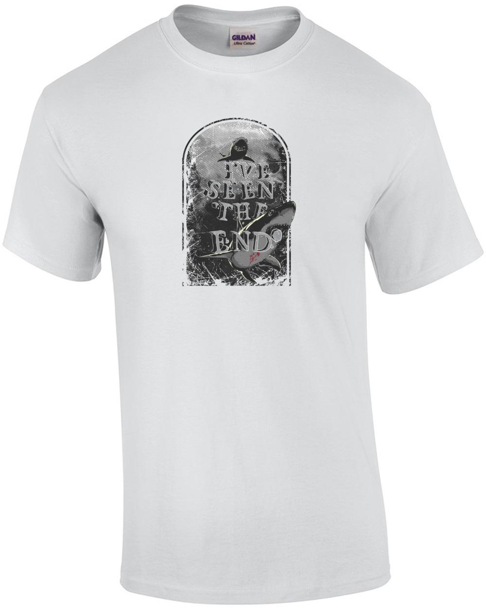 Ive Seen The End Surreal Spooky Shark T-Shirt Unisex T-Shirt S