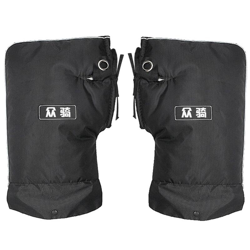 

ATV Accessories Snowmobile Hand Warmers Gloves for Men, Winter Waterproof Handlebars Mitts Gauntlets for Motorcycle L