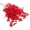 Artificial Red Maple Leaf Branch for Decoration and Landscaping