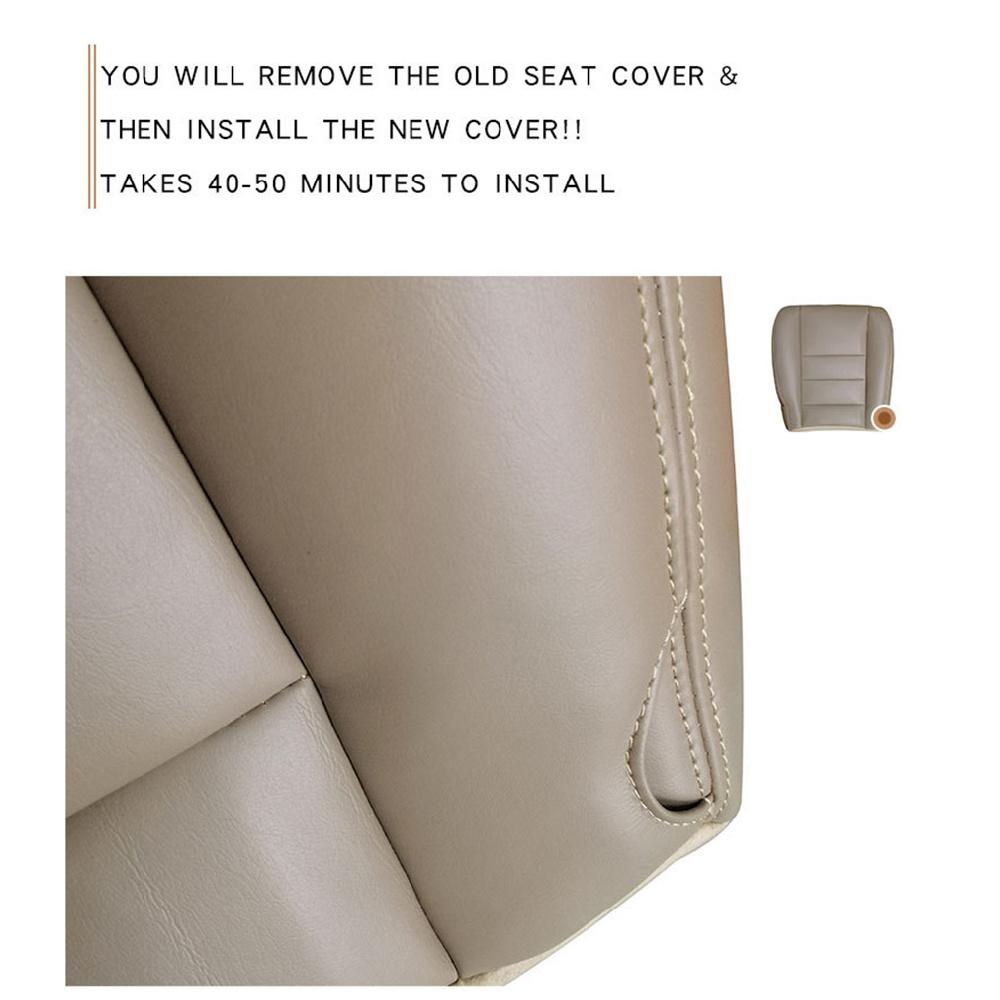 02-07 Ford F250 F350 Super Duty Lariat Sürücü Alt Koltuk Kılıfı TAN