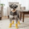 4pcs/set Cartoon Pattern Pet Anti-slip Socks Elastic Soft Puppy Warm Socks Comfortable Pet Foot Cover Autumn Winter