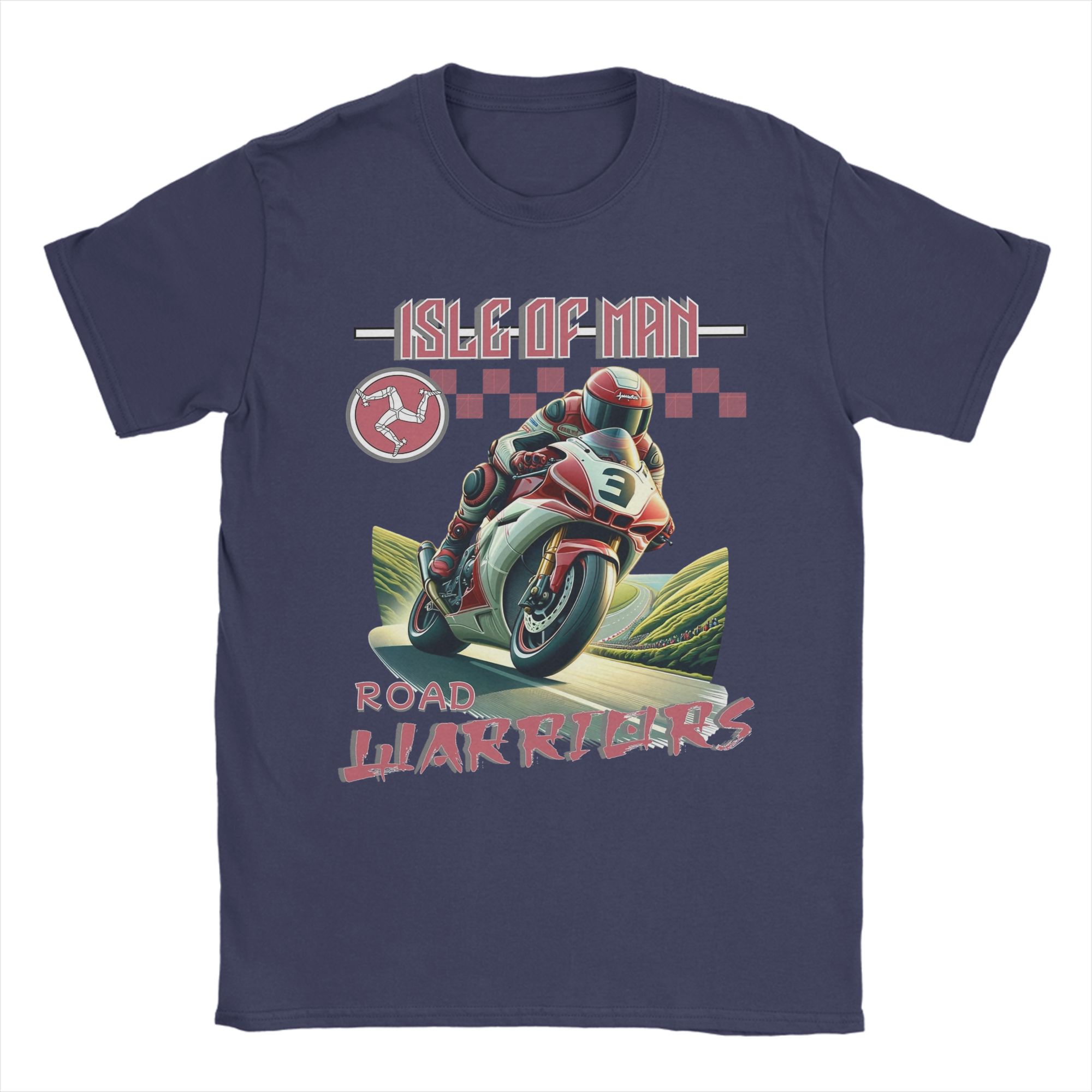 

Men s T-Shirts Isle of Man Road Warriors Funny 100% Cotton Tee Shirt Short Sleeve T Shirts O Neck Clothes Party 4XL