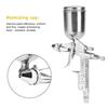 Professional Mini 125ml Air Spray Gun 0.5mm Nozzle Pneumatic Airbrush Kit for Car Painting Furniture Refinishing DIY Repair