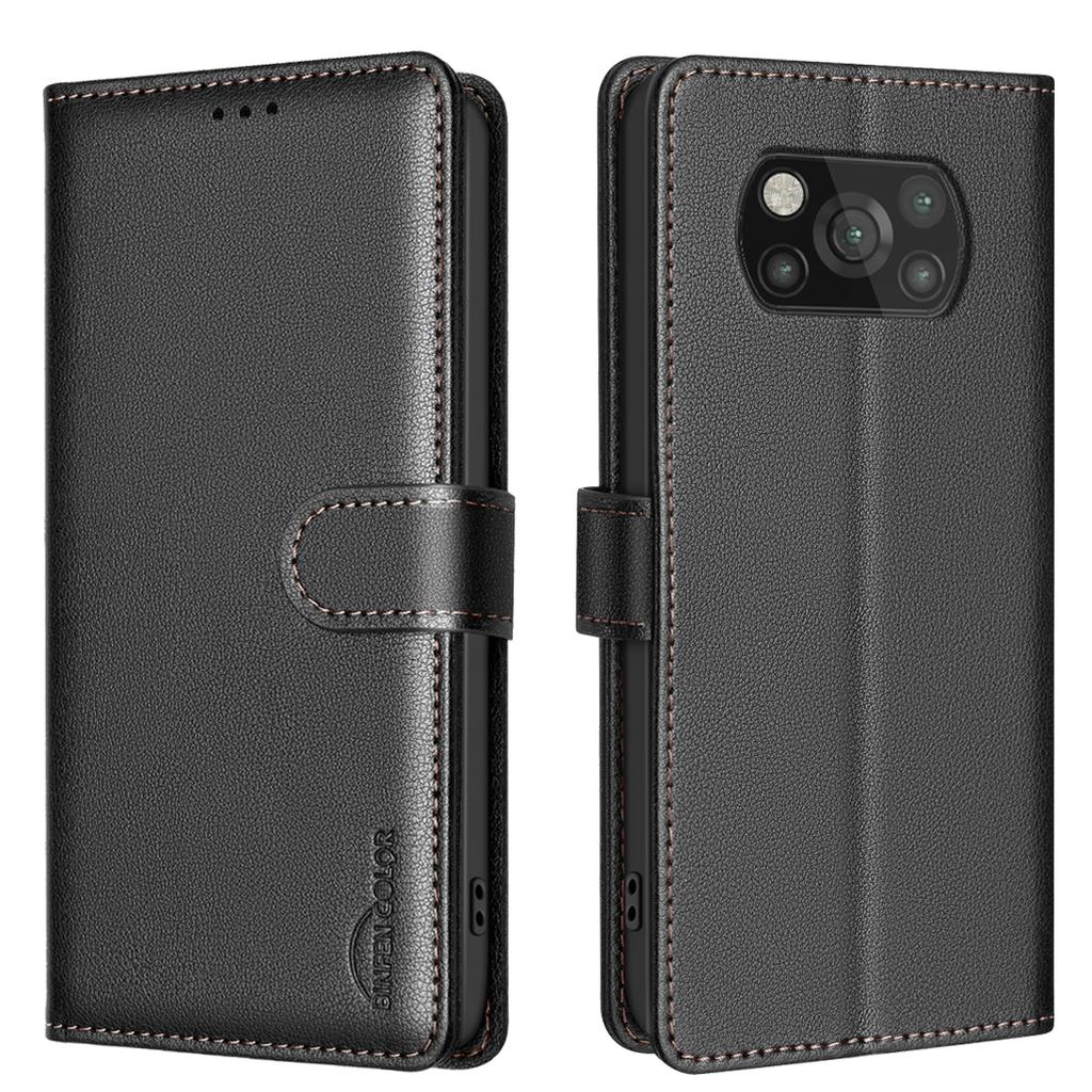 RFID Blocking Lichee Pattern PU Leather Card Slots Wallet Phone Case for Xiaomi Redmi 10,POCO X3 NFC,POCO C31,13C,Note 10,Note 11,Note 12,Note 13...